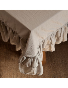 Mantel de Tusor Luján - Doble Volado