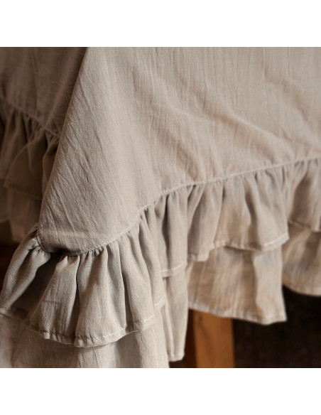 Mantel de Tusor Luján - Doble Volado