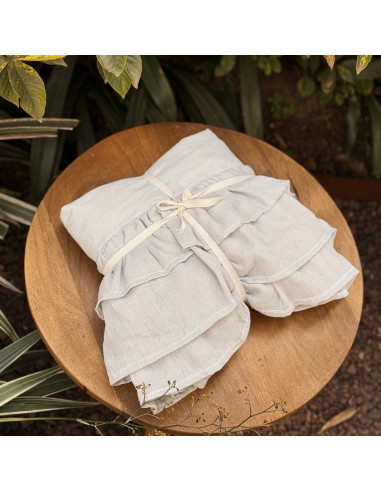 Mantel de Tusor Luján - Doble Volado