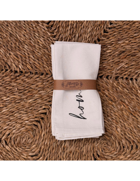 Servilletas  Estampadas  Frases x 4