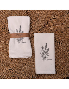 Servilletas Aromáticas Estampadas - x 4