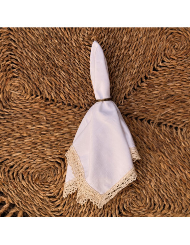 Servilletas Puntilla Media - Pack x 4