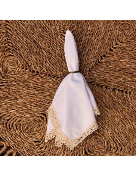 Servilletas Puntilla Media - Pack x 4