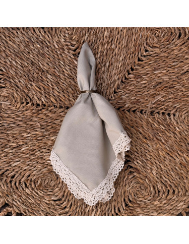 Servilletas Puntilla Media - Pack x 4