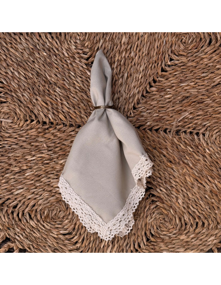 Servilletas Puntilla Media - Pack x 4