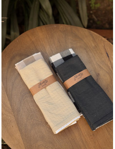 Promo 5 + 1: Pack x 2  Repasadores Cuadros & Lisos