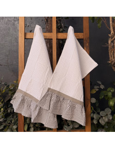 Pack de Repasadores x2 - Volado Mil Rayas y Faja Lisa