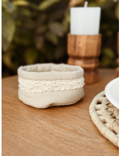 Paneras Individuales Con Puntilla Set x4