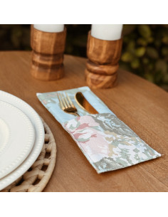 Porta Cubiertos Estampados x 4 unidades