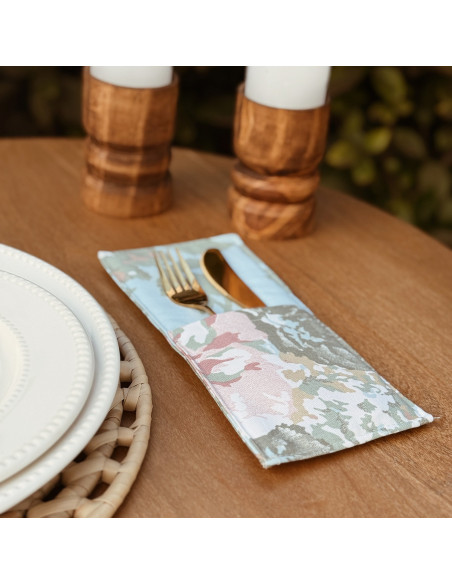 Porta Cubiertos Estampados x 4 unidades