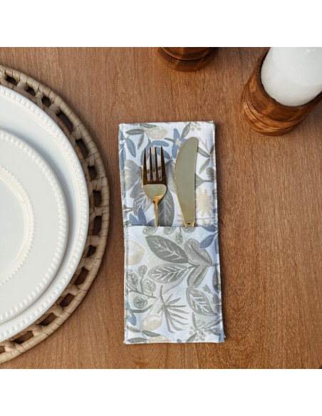 Porta Cubiertos Estampados x 4 unidades