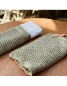 Set Waffle Agarradera + Repasador