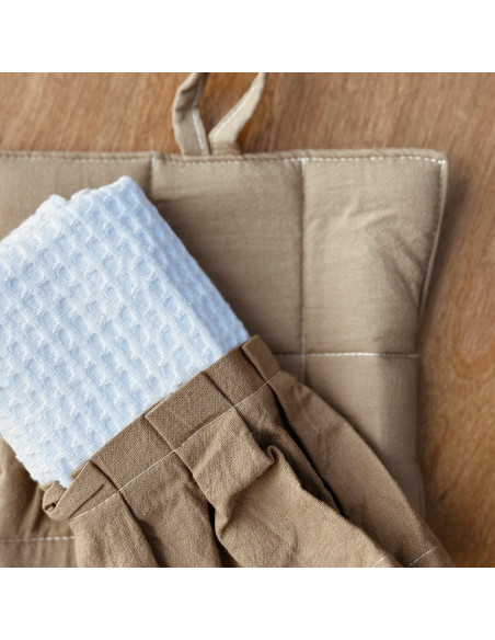 Set Agarradera Matelasé + Repasador - LISA