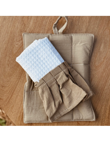 Set Agarradera Matelasé + Repasador - LISA