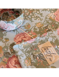 Set Lovely Mesa AM: 4 Individuales + Panera + Camino + Bolsita