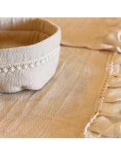 Set de Mesa Elena:  Individuales x 4, Camino y Panera