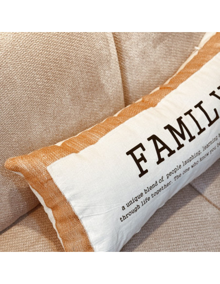 Almohadon FAMILY Arpillera