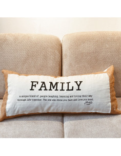 Almohadon FAMILY Arpillera 2