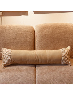 Almohadones - BERNA XL - Tusor y Macramé 2