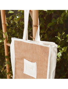 Bolso Matero Rustic Chic Arpillera