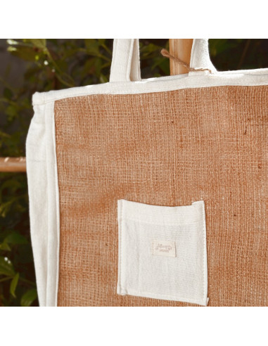 Bolso Matero Rustic Chic Arpillera