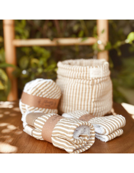 Set Beauty: Contenedor, Vincha, Towel & pads