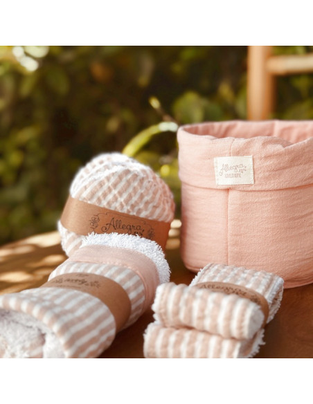 Set Beauty: Contenedor, Vincha, Towel & pads