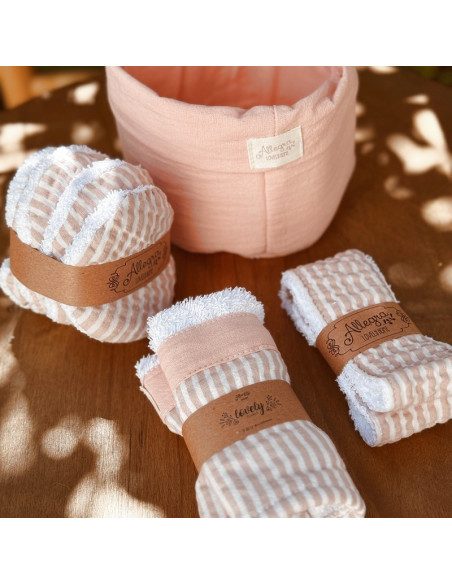 Set Beauty: Contenedor, Vincha, Towel & pads