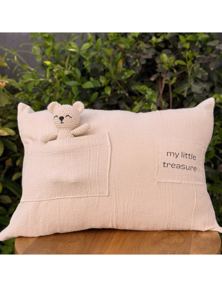 Bear Pillow Panama - 40 x 60