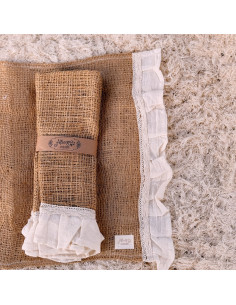 Individuales Arpillera Chic x 4 2