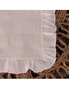 Individuales Camila: Tusor y gasa x 4 2