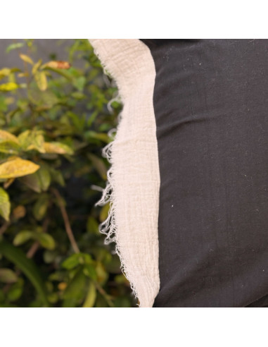 Combo Almohadones -  LISBOA Tusor y bambula desflecada