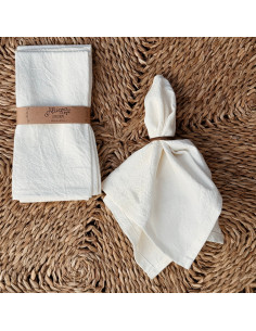 Servilletas Tusor Liso XL- Pack x 4