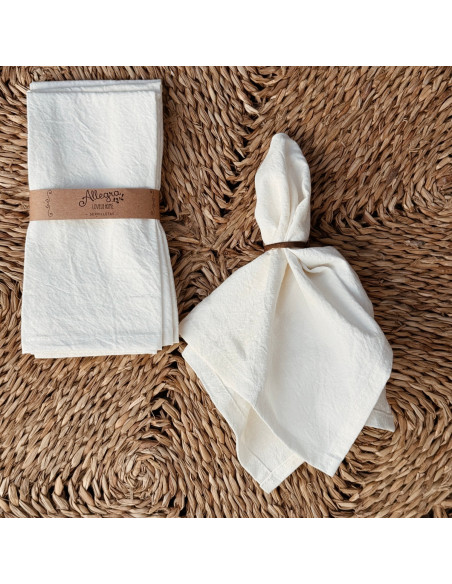 Servilletas Tusor Liso XL- Pack x 4