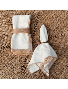 Servilletas Tusor XL Sarah  - Pack x 4