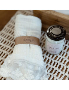 Set Lovely Bath:  2  Mini toallas + Jabón 2