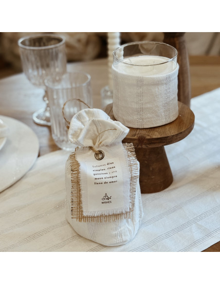 Velas Holidays con Mensajes - Packaging Gold y Plata