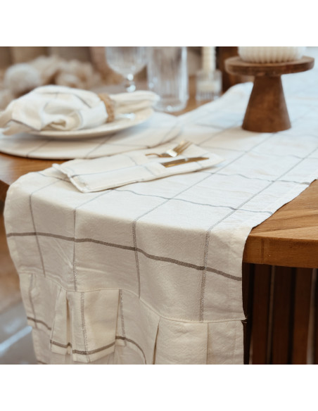 Camino de Mesa con Volados - Cuadros Holidays