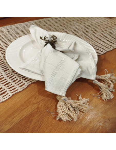 Servilletas Holidays Tusor Rayas - BORLITAS al tono