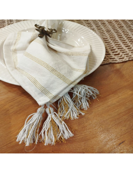 Servilletas Holidays Tusor Rayas - BORLITAS al tono
