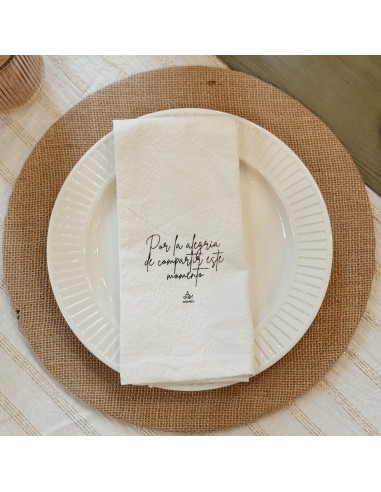 Servilletas Happy Holidays- FRASES - x 4