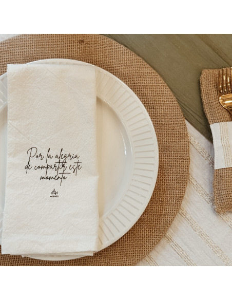 Servilletas Happy Holidays- FRASES - x 4