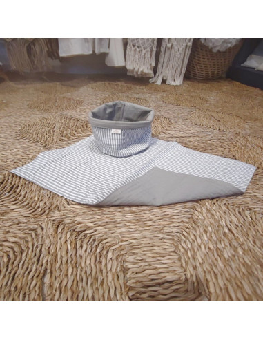 Promo 5 + 1 Free: Pack Individuales Reversibles + Contenedor Tusor MIl Rayas