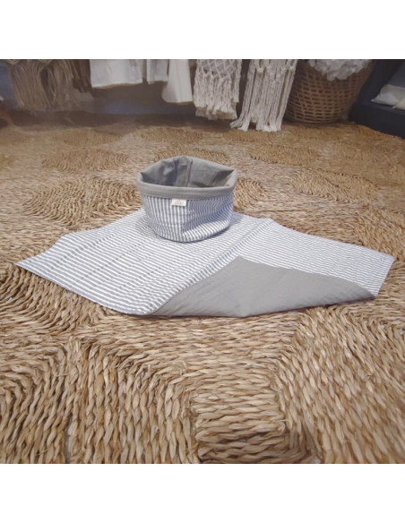 Promo 5 + 1 Free: Pack Individuales Reversibles + Contenedor Tusor MIl Rayas