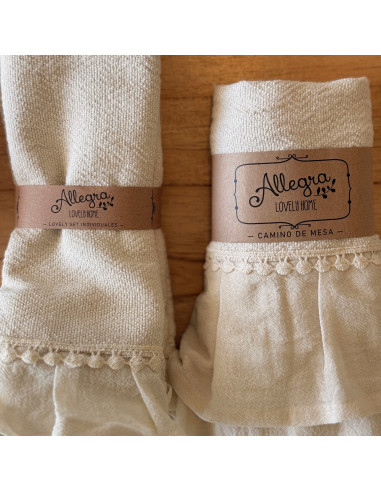 Promo 5 + 1 free: Sets Lovely Mesa MODELOS SURTIDOS - 4 Individuales + Camino de Mesa + Panera + Bolsita