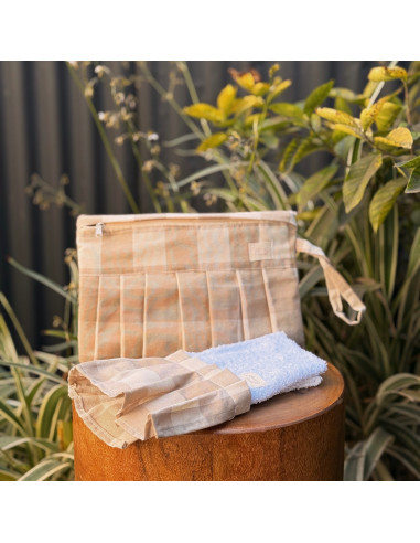 Promo 10 + 2 Necesers: Neceser + toalla de mano + lavander bag