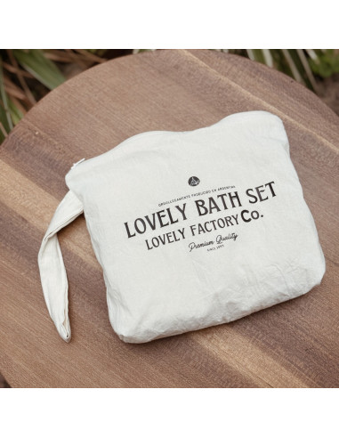 Set Lovely Bath:  2  Mini toallas + Jabón
