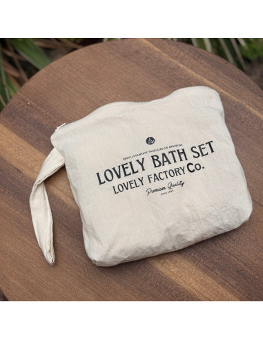 Set Lovely Bath:  2  Mini toallas + Jabón