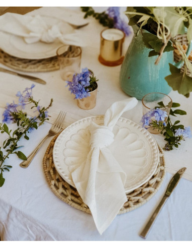 Plato de Sitio hoja de Palma