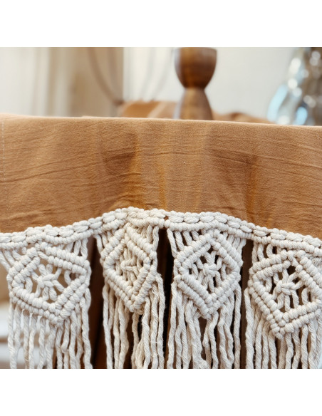 Camino de Mesa - Macramé Rombos